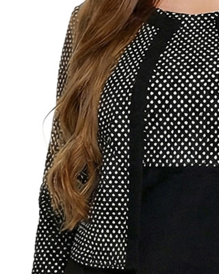 Thumbnail 4: Ny Collection Plus  2 Pc. Sheath Dress & Textured Cropped Jacket Set 