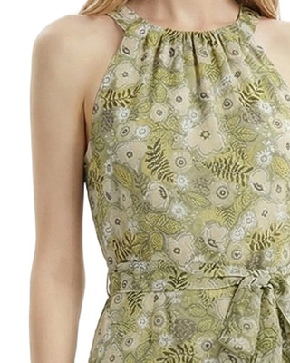 Thumbnail 3: Ny Collection Petite Chiffon Grecian Halter Neckline Maxi Dress 