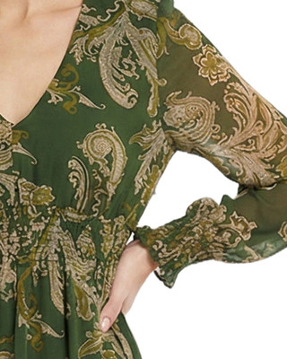 Thumbnail 4: Ny Collection Petite Chiffon Smocked Waist Tiered Dress 