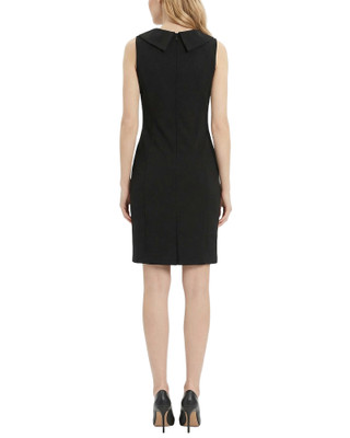 Thumbnail 3: Ny Collection Women's Solid Wide Shawl Collar Sleeveless Dress 