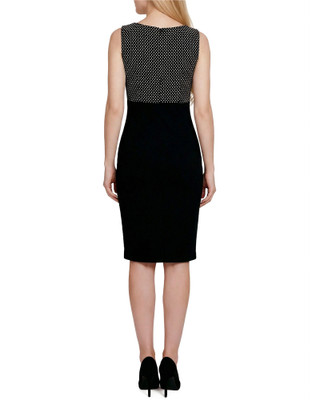 Thumbnail 3: Ny Collection Women's 2 Pc. Sheath Dress & Textured Cropped Jacket Set 