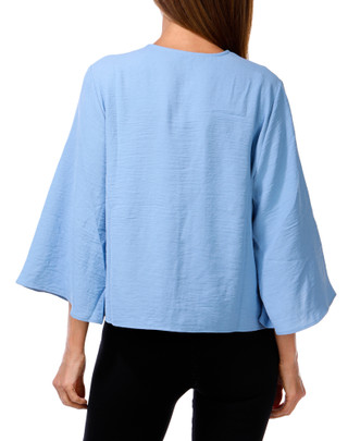 Thumbnail 2: Adrianna Papell Women's Solid Tie Front Top  