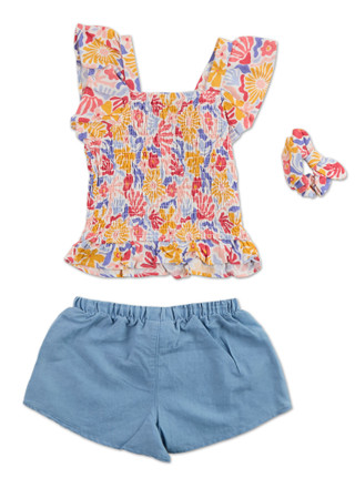 Thumbnail 2: Vince Camuto Girls 2 Pc Shorts Set  