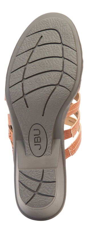 Thumbnail 4: JBU Women's Juna Multi Strap Wedge Sandals 