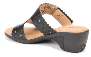 Thumbnail 4: JBU Women's Sanya Studded Perforated Wedge Sandals 