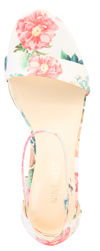 Thumbnail 2: NINE WEST Women's Tanela Floral Block Heel Sandals 