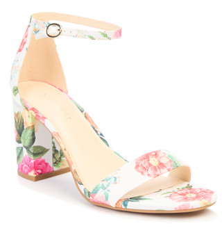 Thumbnail 1: NINE WEST Women's Tanela Floral Block Heel Sandals 