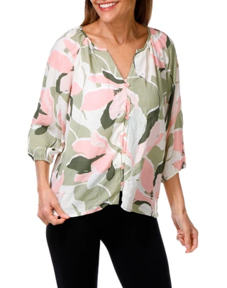 Thumbnail 1: Sanctuary Women's Floral Print Blouse  