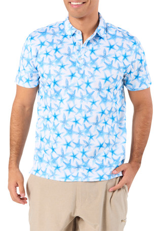 Thumbnail 1: Xcaster Men's Outdoor Starfish Polo Shirt  