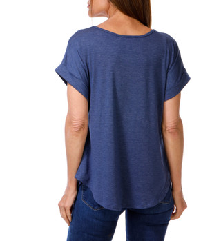 Thumbnail 2: AMANA Women's Petite Studded Americana Star Top  