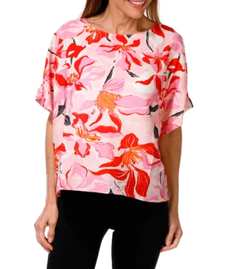 Thumbnail 1: MELLODAY Women's Floral Print Blouse 