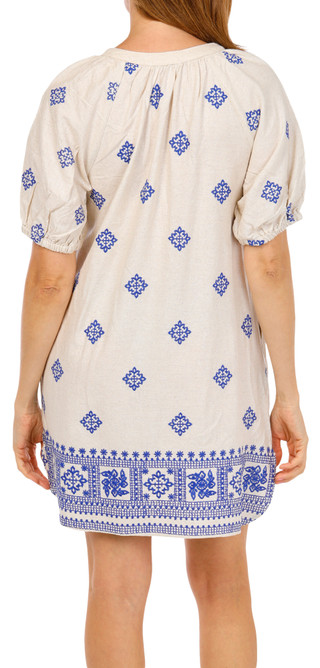 Thumbnail 3: FIGUEROA & FLOWER Women's Embroidered Peasant Dress  