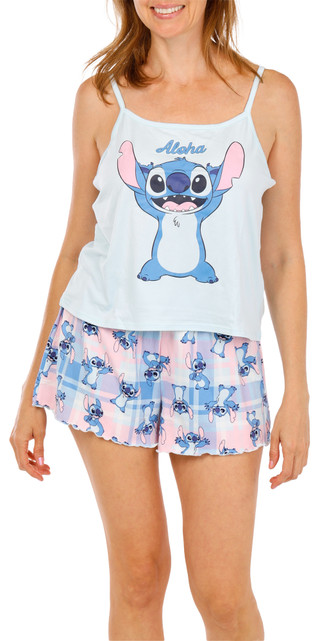 Thumbnail 1: STITCH Women's 2 Pc Pajama Shorts Set  