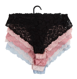 Thumbnail 2: Marilyn Monroe Women's 5 Pk Lace Cheeky Panties 