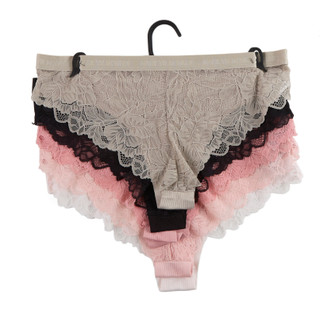 Thumbnail 2: Marilyn Monroe Women's 5 Pk Cheeky Lacy Thong Panties 