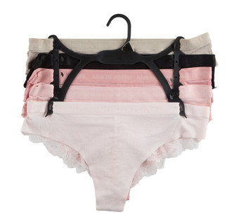 Thumbnail 1: Marilyn Monroe Women's 5 Pk Cheeky Lacy Thong Panties 