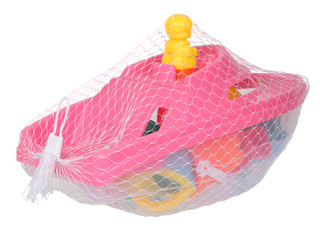 Thumbnail 2: Brooklyn Lollipop 10 Pc Beach Boat Toy Bin 