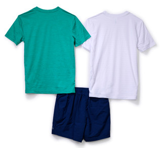 Thumbnail 3: 90 Degree Big Boys Active 3 Pc Shorts Set 