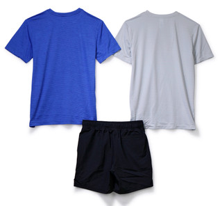 Thumbnail 6: 90 Degree Big Boys Active 3 Pc Shorts Set 