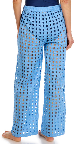 Thumbnail 3: SURF GYPSY Women's Box Eyelet Swim Cover-Up Pants 
