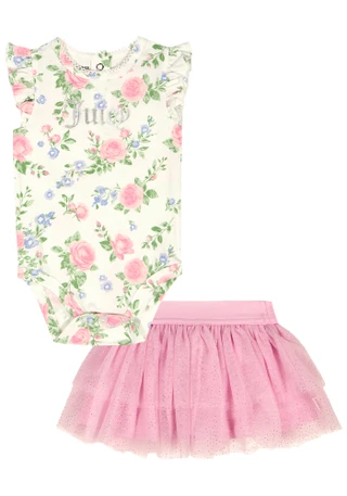 Thumbnail 1: Juicy Couture Baby Girls 2 Pc Bow Skirt Set 