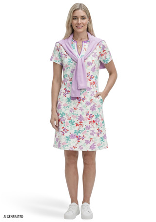 Thumbnail 2: IZOD Women's Active Sarah Golf Dress 