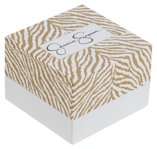 Thumbnail 3: Jessica Simpson Boxed 2-Tone Round Dial Ring Watch  