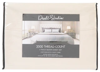 Thumbnail 1: DWELL STUDIO Queen Size 4 Pc Sheet Set 