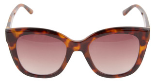 Thumbnail 2: OSCAR DE LA RENTA Womens Rounded Tort Sunglasses 