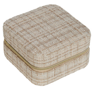 Thumbnail 1: LESA MICHELE Tweed Square Travel Jewelry Case 