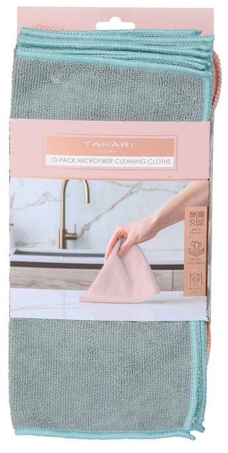 Thumbnail 1: Tahari 10-Pack Microfiber Cleaning Cloths  