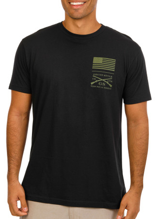 Thumbnail 2: GRUNT STYLE Men's Short Sleeve Americana Bring the Smoke Tee 