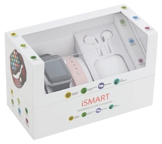 Thumbnail 1: Ismart Smartwatch and Earbud Gift Set 
