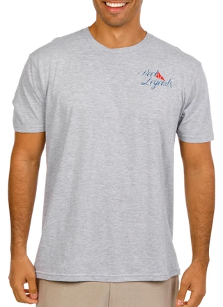 Thumbnail 8: REEL LEGENDS Men's Short Sleeve Florida Flag Graphic Tee 