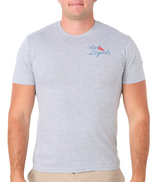 Thumbnail 3: REEL LEGENDS Men's Short Sleeve Florida Flag Graphic Tee 