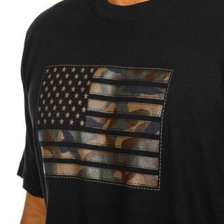 Thumbnail 3: . Men's Short Sleeve Americana Camo Shirt 