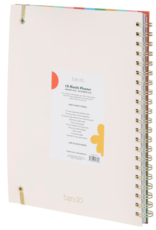 Thumbnail 3: BAN.DO 12-Month Large Soft Cover Planner 