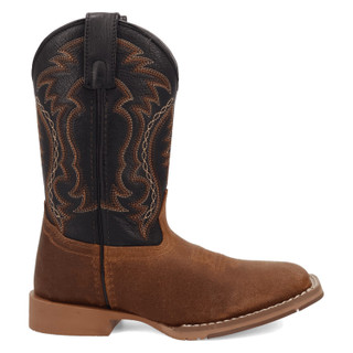 Thumbnail 4: DAN POST Big Kids Beasley Leather Cowboy Boots 