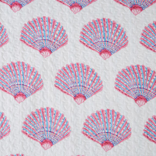 Thumbnail 5: AVANTI Scallop Shells Reversible Quilt Set 