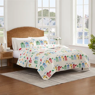 Thumbnail 2: AVANTI Cabanas Reversible Quilt Set 