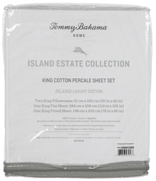 Thumbnail 2: TOMMY BAHAMA King Size 4 Pc Sheet Set 