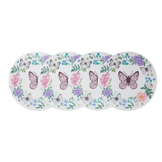 Thumbnail 1: AVANTI 4 Pc. Meadow Woven Braided Round Placemats Set  