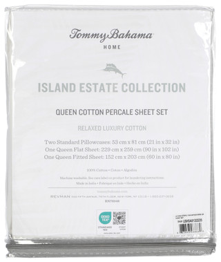 Thumbnail 2: TOMMY BAHAMA Queen Size 4 Pc La Vida Stripe Sheet Set 