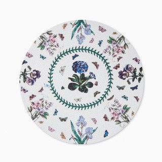 Thumbnail 3: PORTMEIRION 4 Pc. Botanic Garden Woven Braided Round Placemats Set  