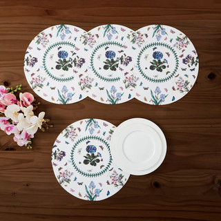 Thumbnail 4: PORTMEIRION 4 Pc. Botanic Garden Woven Braided Round Placemats Set  