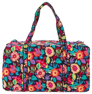 Thumbnail 2: Traveland 22 in Quilted Floral Duffle Bag 
