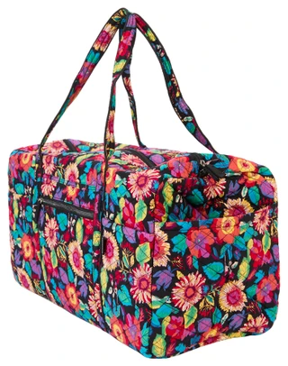 Thumbnail 3: Traveland 22 in Quilted Floral Duffle Bag 