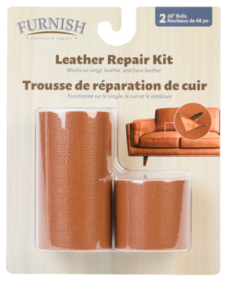 Thumbnail 1: Furnish 2 Pk 48 in Camel Brown Leather Repair Tape Kit 