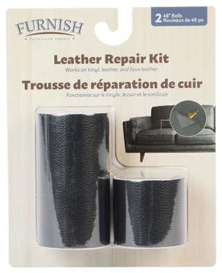 Thumbnail 1: Furnish 2 Pk 48 in Black Leather Repair Tape Kit 