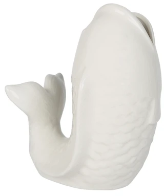 Thumbnail 2: Home Essentials 7x9 Decorative Stoneware Fish Vase 